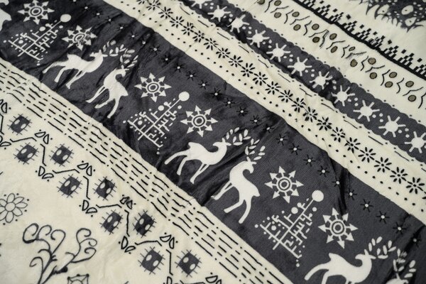 Mikroplyšové obliečky WINTER DEER sivé Rozmer obliečky: 70 x 90 cm | 140 x 220 cm