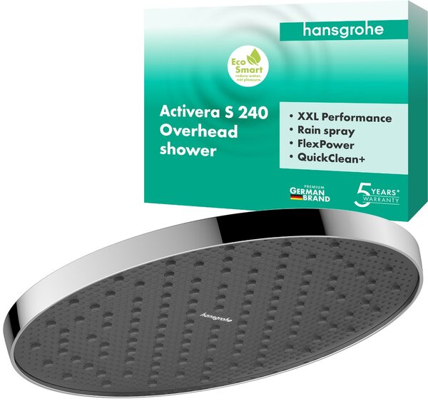 Hansgrohe Activera S - Hlavová sprcha 240 1jet EcoSmart, chróm 28056000