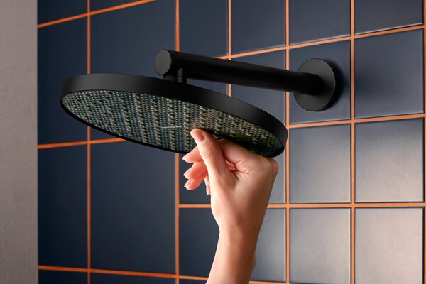 Hansgrohe Activera S - Hlavová sprcha 240 1jet EcoSmart, čierna matná 28056670