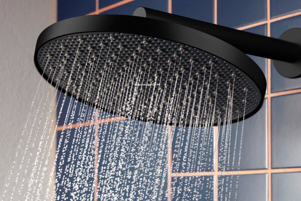 Hansgrohe Activera S - Hlavová sprcha 240 1jet EcoSmart, čierna matná 28056670