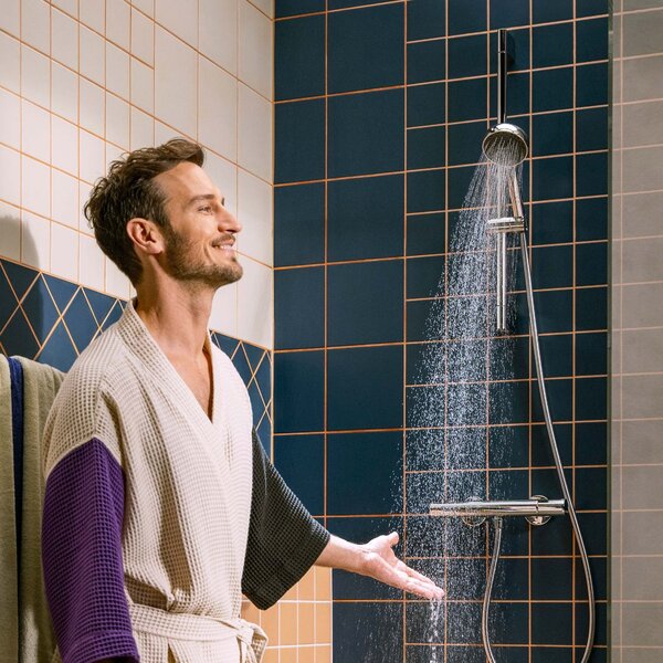 Hansgrohe Activera S - Sprchová súprava 95 1jet s tyčou 650 mm, EcoSmart, chróm 28041000