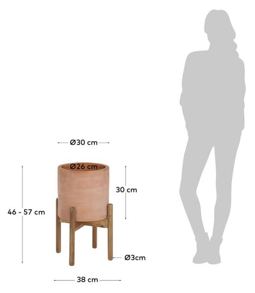 MUZZA KVETINÁČ DALVA 26 CM