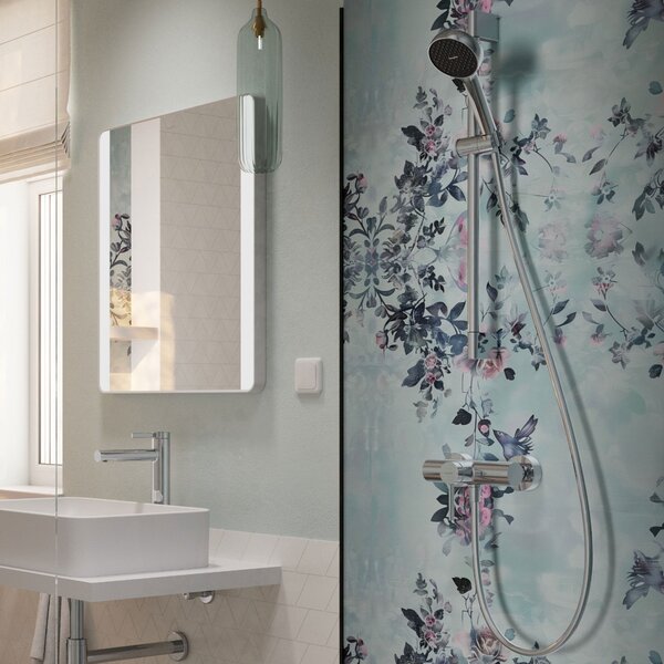 Hansgrohe Activera S - Sprchová súprava 95 1jet s tyčou 650 mm, EcoSmart, chróm 28041000