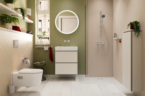 Hansgrohe Activera S - Sprchová súprava 95 1jet s tyčou 650 mm, EcoSmart, chróm 28041000