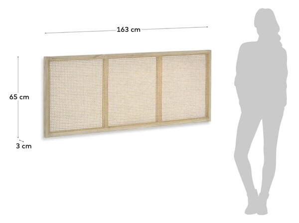 MUZZA Čelo postele rexit 163 x 65 cm ratan