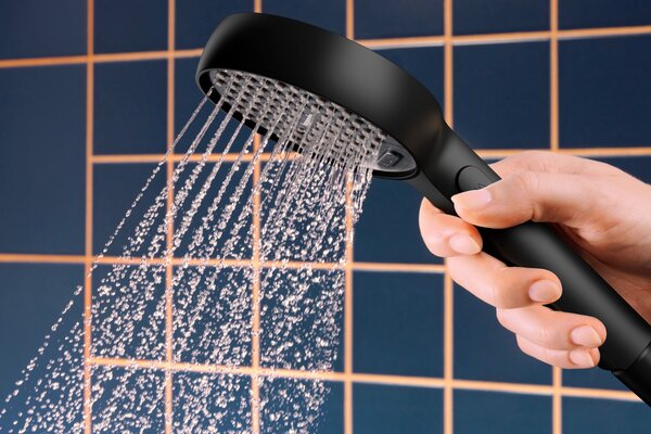 Hansgrohe Activera Select S - Ručná sprcha 95 2jet, EcoSmart, so zosilňovačom prúdu, čierna matná 28035670