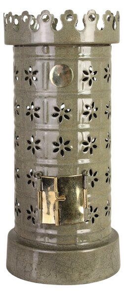 Kovový svietnik Tiled Stove Olive Green