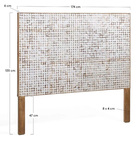 MUZZA Čelo postele koko 174 x 135 cm