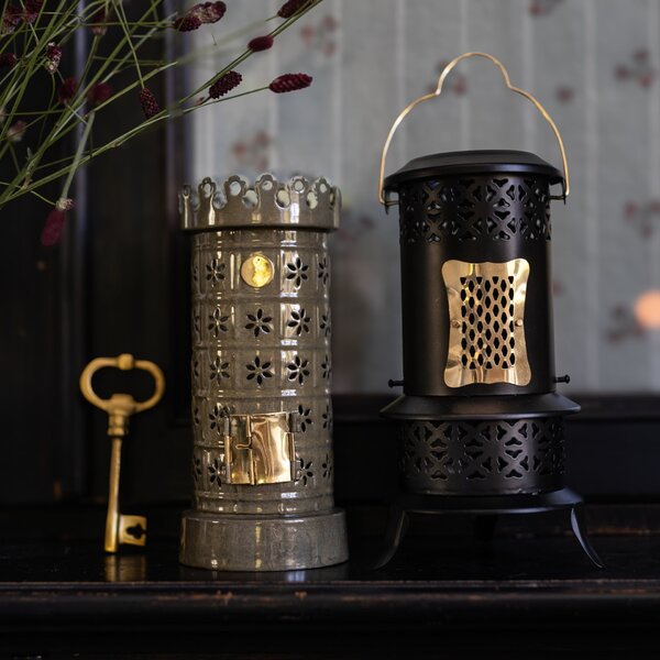 Kovový svietnik Tiled Stove Olive Green