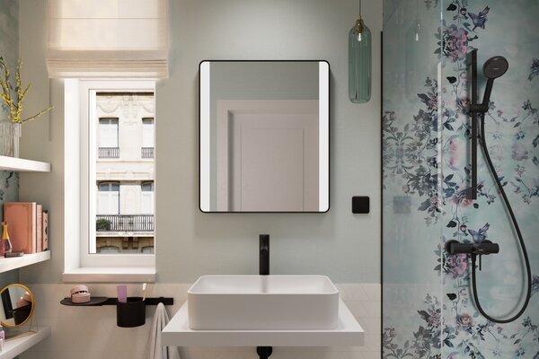 Hansgrohe Activera Select S - Sprchová súprava 95 2jet s tyčou 650 mm, EcoSmart, čierna matná 28044670
