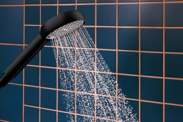 Hansgrohe Activera Select S - Sprchová súprava 95 2jet s tyčou 650 mm, EcoSmart, čierna matná 28044670