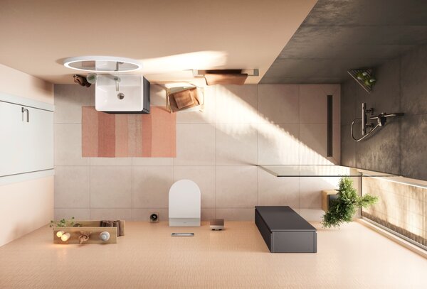 Hansgrohe Activera Select S - Sprchová súprava 95 2jet s tyčou 650 mm s termostatom Ecostat Fine, EcoSmart, chróm 28876000