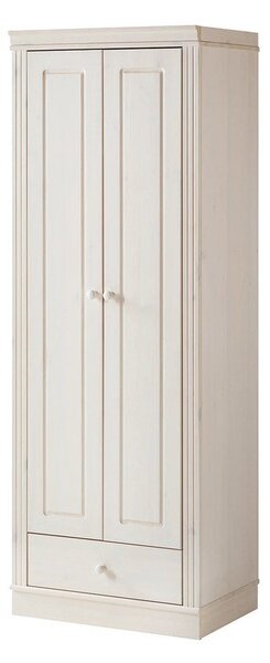 Biela šatníková skriňa z borovicového dreva 65x180 cm Anita – Støraa