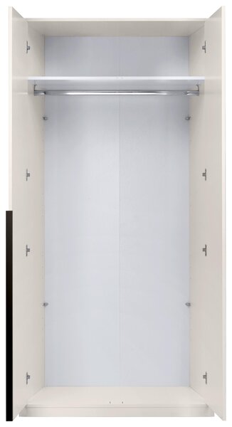 SKRIŇA S OTOČNÝMI DVERAMI, kašmírová, 93/211/53 cm P & B - Skrine, Online Only