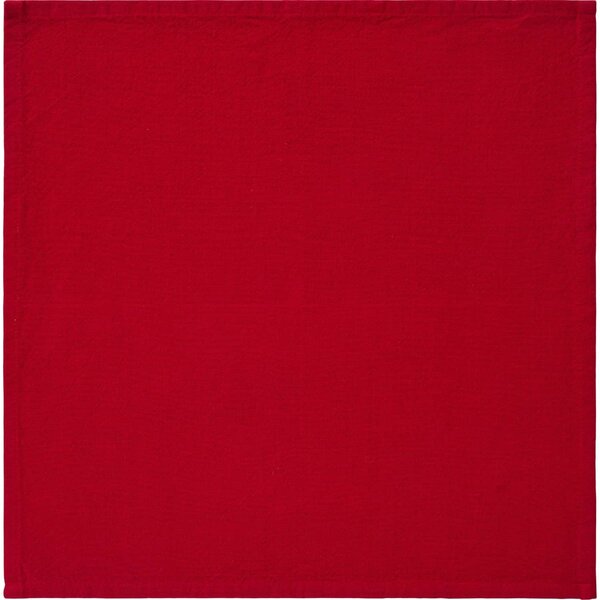Bavlnený obrúsok Elin Plain Red 40 × 40 cm