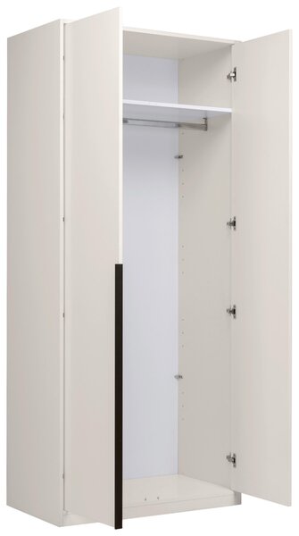 SKRIŇA S OTOČNÝMI DVERAMI, kašmírová, 93/211/53 cm P & B - Skrine, Online Only