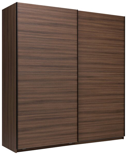 SKRIŇA S POSUVNÝMI DVERAMI, farba vlašského orecha, 200/211,5/61,5 cm P & B - Skrine, Online Only