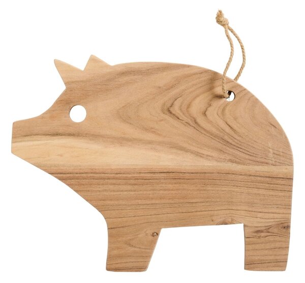 Dřevěné prkénko Pig 40 cm