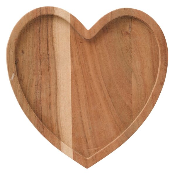 Drevená tácka Heart Acacia