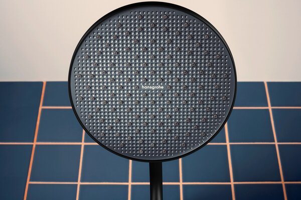 Hansgrohe Activera S - Sprchový systém Showerpipe 240 1jet so sprchovou tyčou Varia s termostatom Ecostat Fine, EcoSmart, čierna matná 28078670