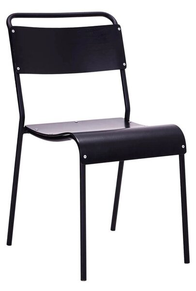 MUZZA Jedálenská stolička gina čierna