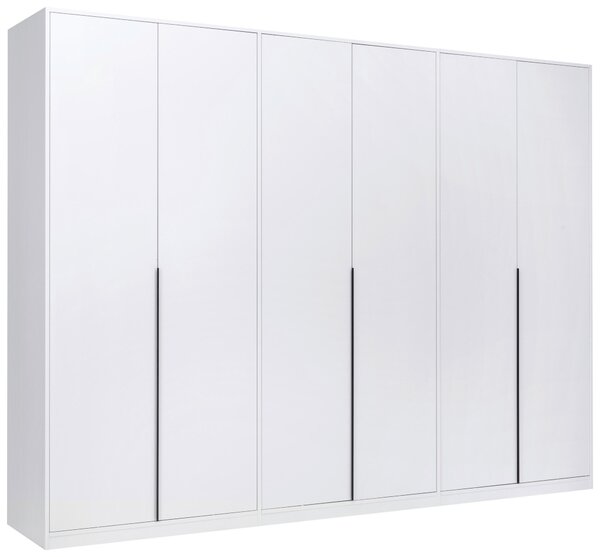 SKRIŇA S OTOČNÝMI DVERAMI, biela, 276/211/53 cm P & B - Skrine, Online Only