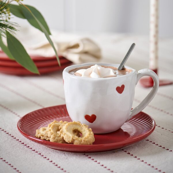 Hrnček Red Hearts 350 ml