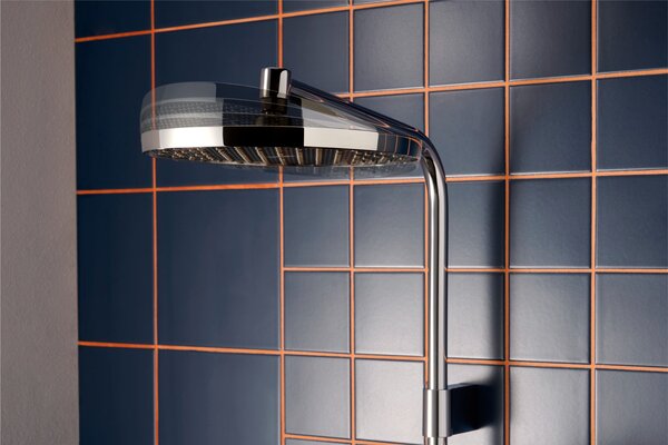 Hansgrohe Activera S - Sprchový systém Showerpipe 240 1jet so sprchovou tyčou Varia, EcoSmart, chróm 28074000