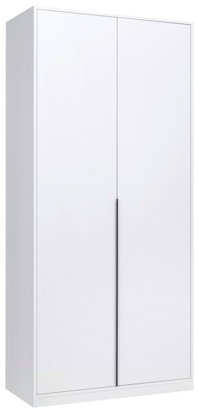 SKRIŇA S OTOČNÝMI DVERAMI, biela, 93/211/53 cm P & B - Skrine, Online Only