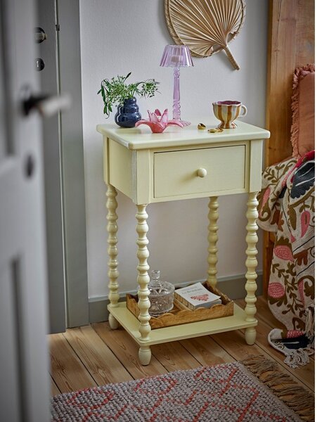 Svetložltý nočný stolík Salino – Bloomingville