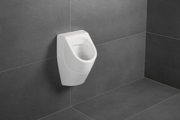Villeroy & Boch O.novo - Odsávací pisoár bez poklopu, Rimless, alpská biela 75240001