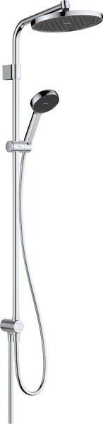 Hansgrohe Activera S - Sprchový systém Showerpipe 240 1jet so sprchovou tyčou Varia, EcoSmart, chróm 28074000