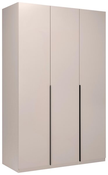 SKRIŇA S OTOČNÝMI DVERAMI, kašmírová, 134/211/55 cm P & B - Skrine, Online Only