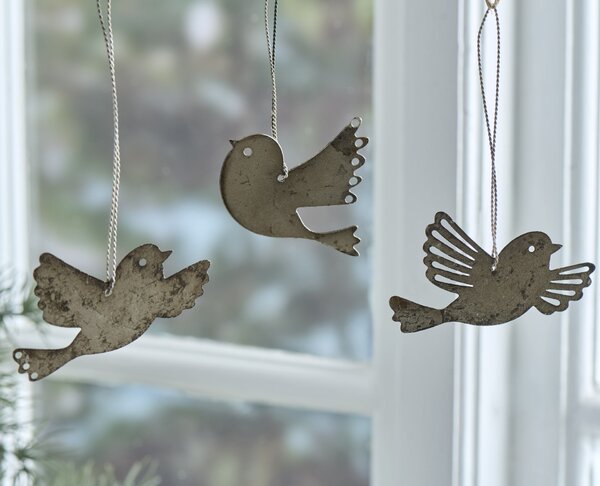 Závesná dekorácia Birds Eira – set 3 ks