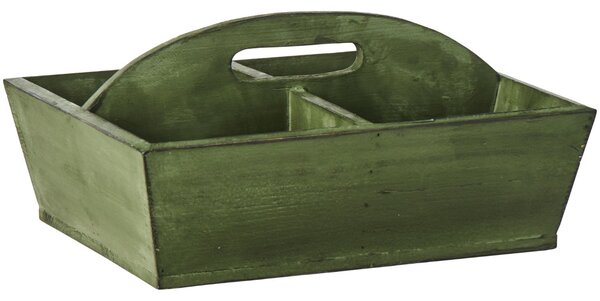 Drevený box s priehradkami Green