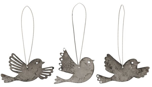 Závesná dekorácia Birds Eira – set 3 ks