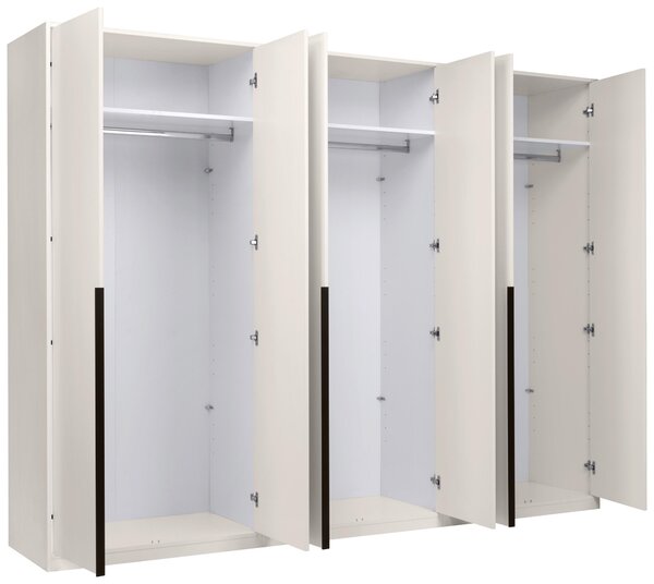 SKRIŇA S OTOČNÝMI DVERAMI, kašmírová, 276/211/53 cm P & B - Skrine, Online Only