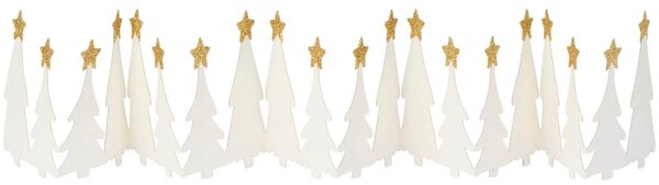 Vianočná papierová dekorácia Trees Stars in Gold