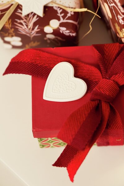Porcelánová dekorace Gingerbread Lovers vločka