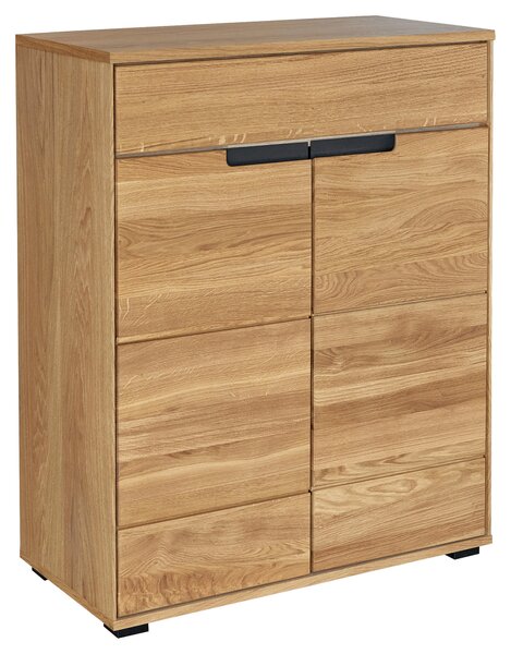 SKRINKA NA TOPÁNKY, farba duba, dub, 80/102/40 cm Linea Natura - Skrine, regály & police na topánky