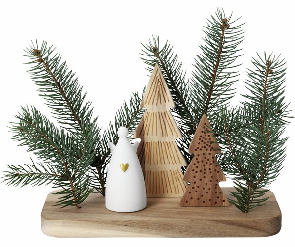 Dřevěná dekorace Christmas