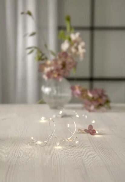 LED světelný drátek Dew Drop Transparent 1,1 m