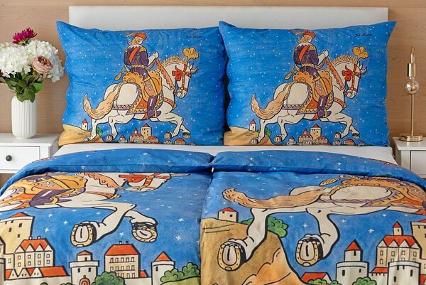 Obliečky Popelák Bavlna deluxe digitál 1x 140/200, 1x 70/90