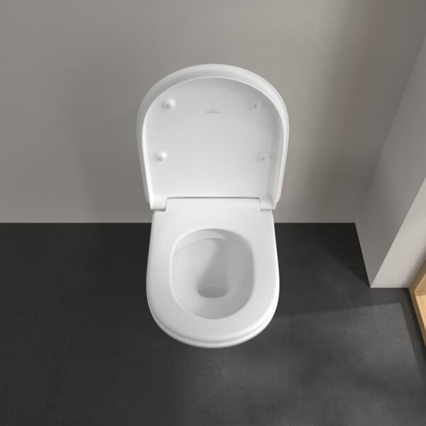 Villeroy & Boch ViCare - Závesné WC, s DirectFlush, Rimless, alpská biela 4601R001