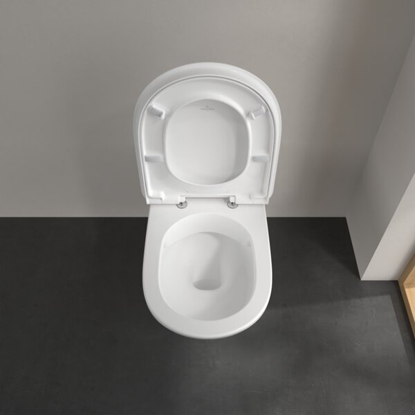 Villeroy & Boch ViCare - Závesné WC, s DirectFlush, Rimless, alpská biela 4601R001