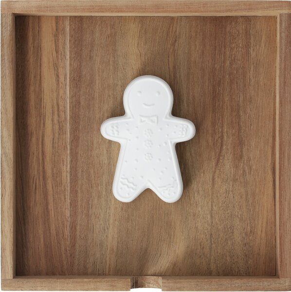 Dřevěný držák na ubrousky Gingerbread