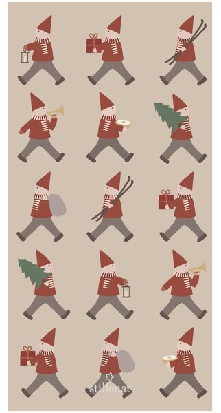 Papierové obrúsky Santa's Helpers – 16 ks