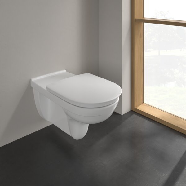 Villeroy & Boch ViCare - Závesné WC, s DirectFlush, Rimless, alpská biela 4601R001