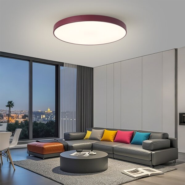 Brilagi - LED Stropné svietidlo POOL LED/100W/230V 3000/4000/6000K 80 cm bordové