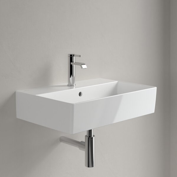 Villeroy & Boch Memento 2.0 - Umývadlo 600x420 mm, s prepadom, brúsené zospodu, alpská biela CeramicPlus 4A226GR1